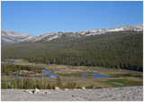 GELATO GLOBAL PRINT - Landscape Aluminum Print -  Tuolumne Meadows from Pot-hole Dome, Tioga pass - Yosemite National Park in CA USA