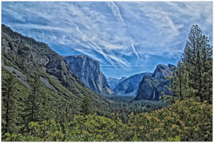 GELATO GLOBAL PRINT - Landscape Aluminum Print - Beautiful spectacular landscape view - Yosemite National Park in CA USA