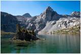 Landscape Aluminum Print -  Beautiful Rae Lakes on the John Muir Trail in Kings Canyon Nation Park in the High Sierra Mountains - CA USA