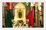 GELATO GLOBAL PRINT - Premium Semi-Glossy Paper Wooden Framed Poster - Queretanos celebran a la Virgen de Guadalupe / Queretanos celebrate the Virgin of Guadalupe - Mexico - Catholicism