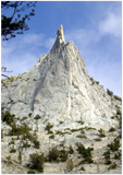 GELATO GLOBAL PRINT - Portrait Aluminum Print - Cathedral Peak - Yosemite National Park in CA USA