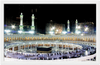Premium Semi-Glossy Paper Wooden Framed Poster - Pilgrimage to Hajj  - Mecca - UAE - Islam