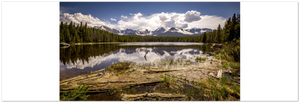 GELATO GLOBAL PRINT - Landscape Aluminum Print - Continental Divide Bierstadt Lake - Redwood National & St. Parks - California USA