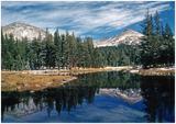 GELATO GLOBAL PRINT - Landscape Aluminum Print - Mt.Gibbs and Mt.Dana  - Yosemite National Park in CA USA