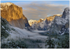 GELATO GLOBAL PRINT - Landscape Aluminum Print - El Capitan and Half Dome seen from Tunnel View - Yosemite National Park in CA USA