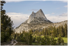 Landscape Aluminum Print - The John Muir Trail through Cathedral Pass - view of Cathedral Peak, Yosemite National Park, CA USA