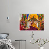 Gelato Global Print - Premium Semi-Glossy Paper Wooden Framed Poster - The Dalai Lama - Tibet - Buddhism
