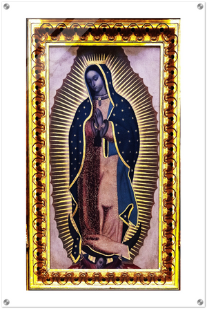 GELATO GLOBAL PRINT - Portrait ACRYLIC Print - Our Lady of Guadalupe, also known as the Virgin of Guadalupe as the Virgen of Guadalupe - Mexico - Catholicism