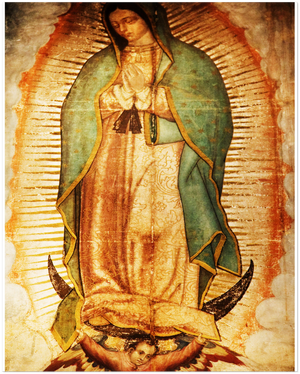 GELATO GLOBAL PRINT- Portrait Aluminum Print - Our Lady of Guadalupe, also known as the Virgen of Guadalupe - Mexico - Catholicism