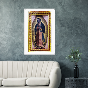 GELATO GLOBAL PRINT - Portrait ACRYLIC Print - Our Lady of Guadalupe, also known as the Virgin of Guadalupe as the Virgen of Guadalupe - Mexico - Catholicism