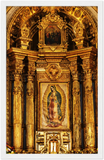 GELATO GLOBAL PRINT - Premium Semi-Glossy Paper Wooden Framed Poster - Basilica of Our Lady of Guadalupe, also known as the Virgen of Guadalupe - Mexico - Catholicism